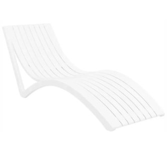 Aquajoy Slim шезлонг білий