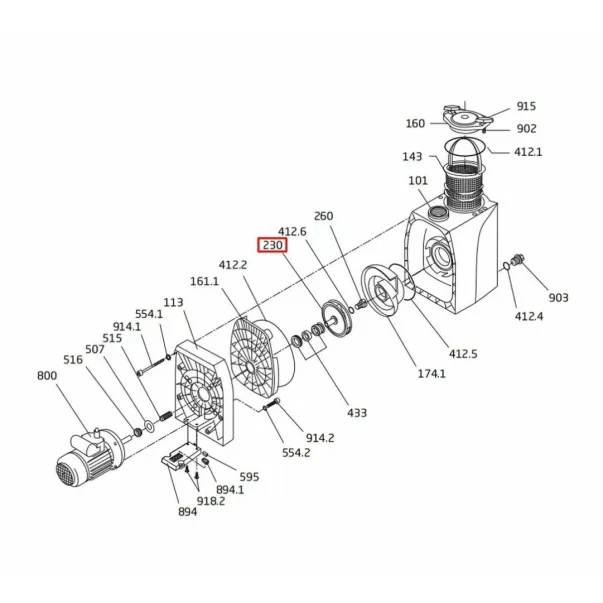Крыльчатка насоса Speck BADU 40/32  - Фото №2
