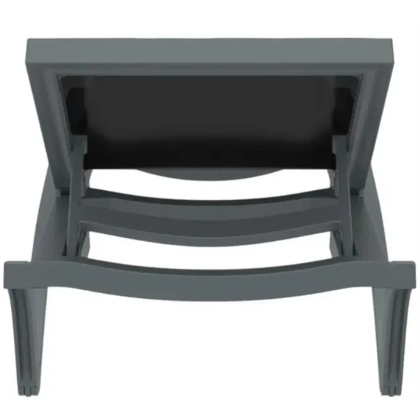 Aquajoy Pacific шезлонг темно-серый с черным - Фото №5