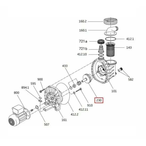 Гайка префильтра насоса Speck BADU PICCO ІІ/MAGIC  - Фото №2