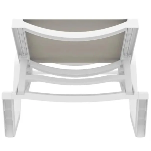 Aquajoy Rio PRO шезлонг белый с серо-коричневым - Фото №5