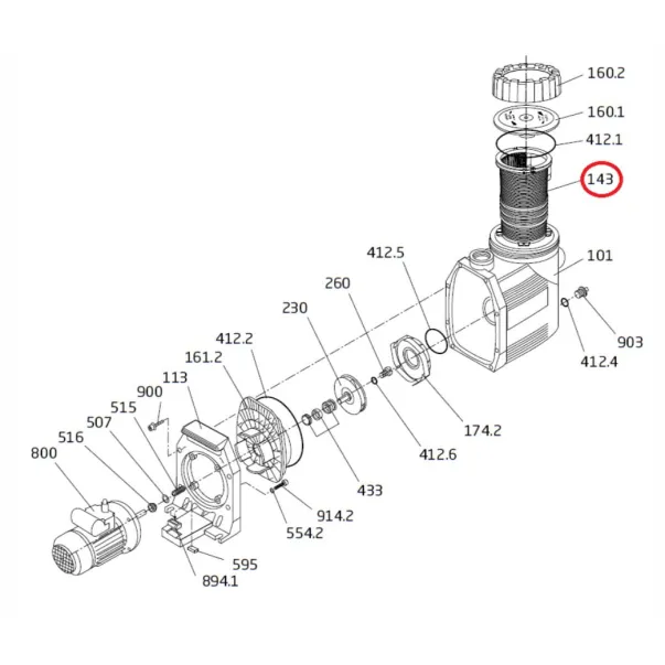 Корзинка префильтра насоса Speck BADU Prime - Фото №2