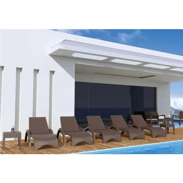 Aquajoy Fiji шезлонг коричневый - Фото №2