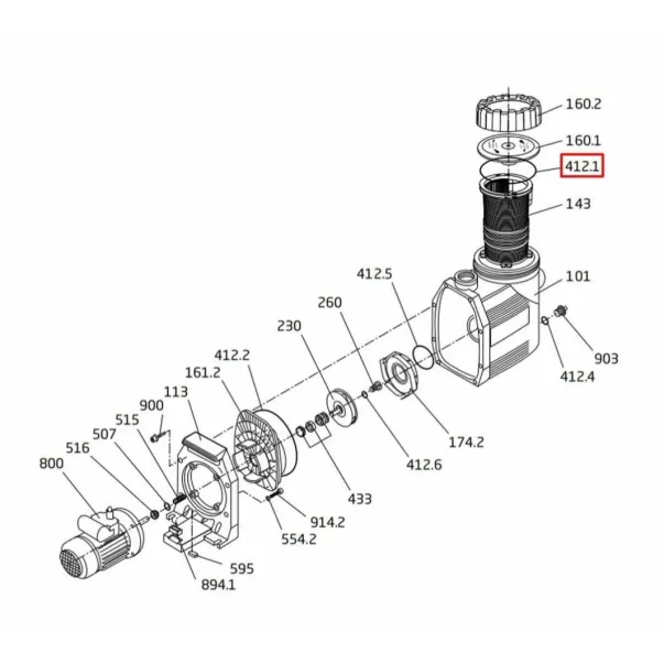Резиновая прокладка для крышки префильтра Speck BADU Prime - Фото №2