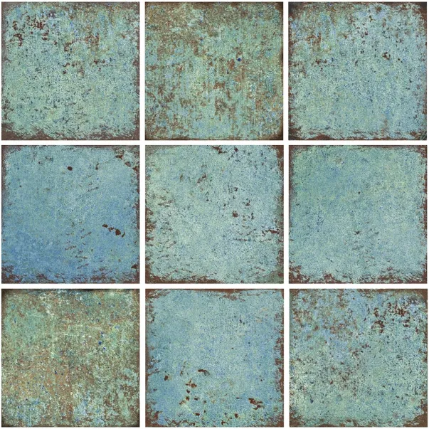 Serapool Nove Series Green Wave 15x15 cm керамогранітна плитка для басейну