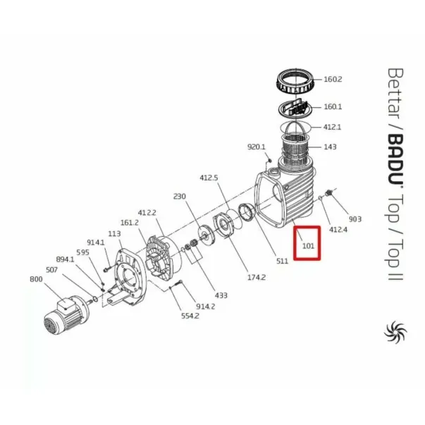 Корпус насоса Speck BADU TOP ІІ - Фото №2