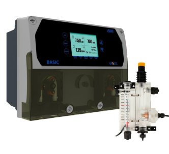 Vagner pH/Free Cl измерительно-дозирующая станция с перистальтическими насосами, 1,5 л/ч