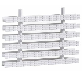 Aquaviva Classic переливная решетка с двойным соединением 245x25 мм