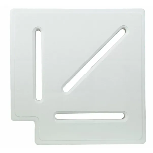 Aquaviva угловой элемент для переливной решетки Classiс и Grift, (90°, 145/25 мм, белый)