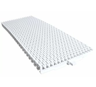 Aquaviva Grift переливная решетка с центральным соединением 195x25 мм (белая)