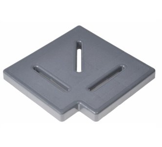 Aquaviva KP HKE25-G угловой элемент для переливной решетки 90° 195×25 мм