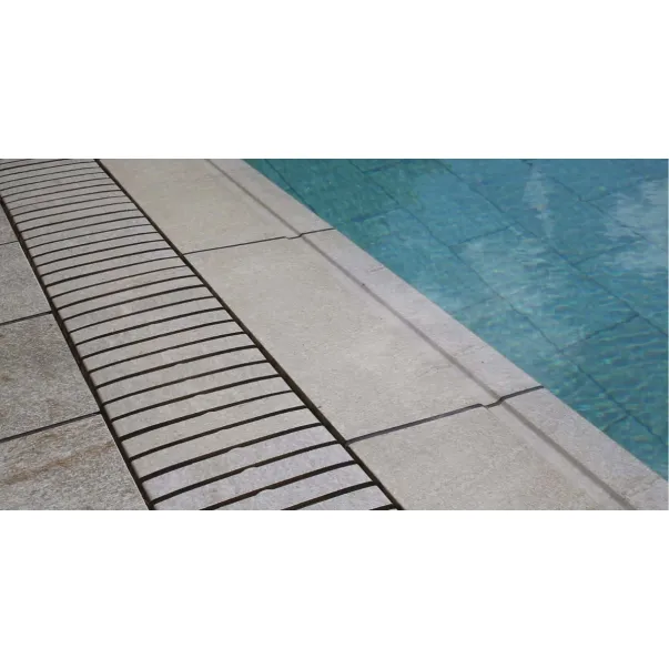 Serapool Traverten Flex керамогранитная переливная решетка для бассейна, гибкая, 50 x 19.4 см - Фото №2