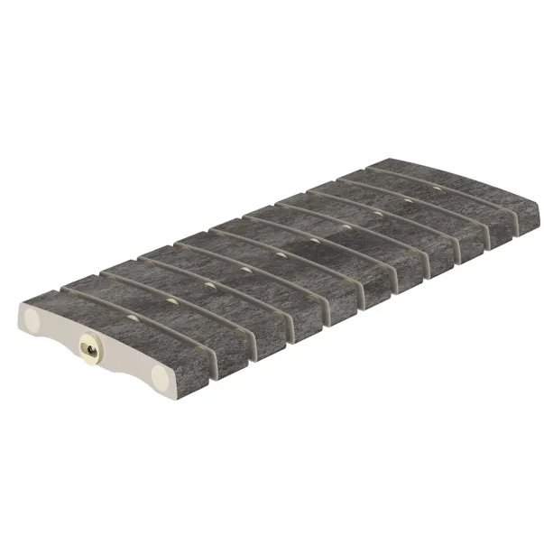 Serapool Pool Garden Anthracite Flex керамогранитная переливная решетка для бассейна, гибкая, 50 x 24.4 см