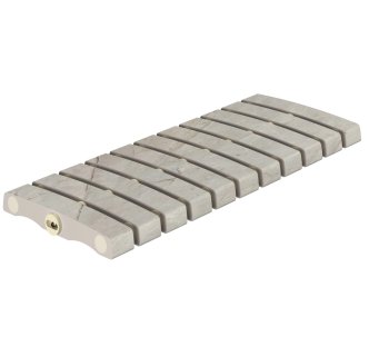 Serapool Beige Stone Flex керамогранитная переливная решетка для бассейна, гибкая, 50 x 19.4 см