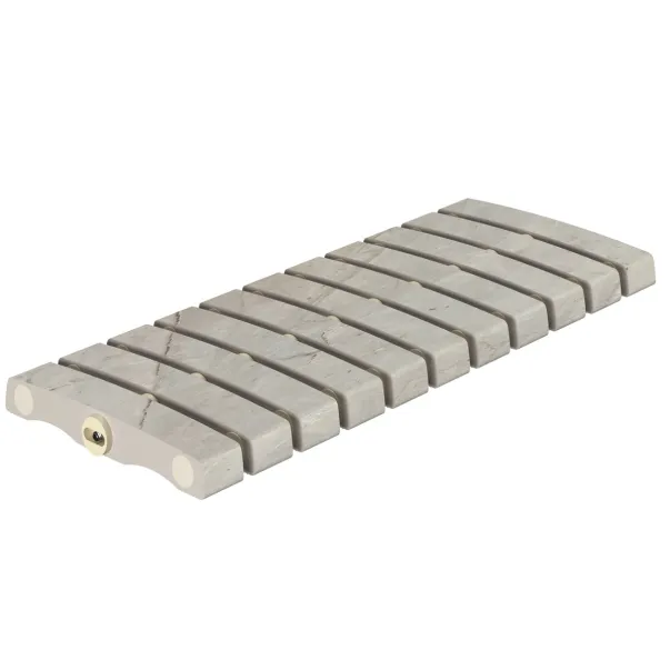 Serapool Beige Stone Flex керамогранитная переливная решетка для бассейна, гибкая, 50 x 19.4 см