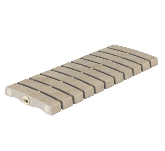 Serapool Pool Garden Beige Flex керамогранитная переливная решетка для бассейна, гибкая, 50 x 19.4 см