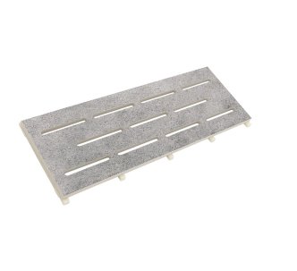 Serapool Pool Garden Grey Monoblock керамогранитная переливная решетка для бассейна, 65 x 24.5 см