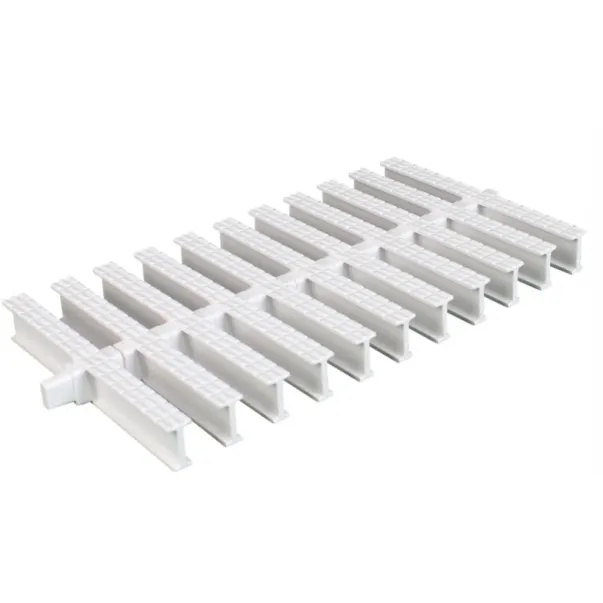 Aquaviva KP HKE03 Classik переливная решетка с центральным соединением 245×25 мм (белая)