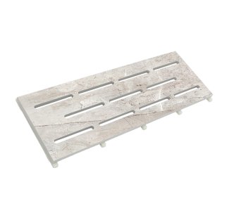 Serapool Beige Stone Monoblock керамогранитная переливная решетка для бассейна, 65 x 24.5 см