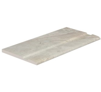 Serapool Beige Stone керамогранітний бортовий камінь для басейну, з рукохватом, 29.50 x 50 cm