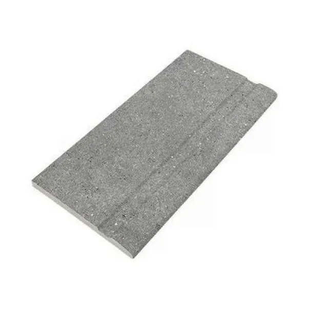 Serapool Cement Grey керамогранітний бортовий камінь для басейну, з рукохватом, 24.50 x 50 cm - Фото №2