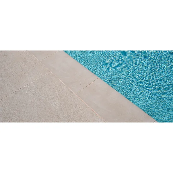 Serapool Pool Garden Beige керамогранітний бортовий камінь для басейну, хвиля, 24.50 x 50 cm - Фото №2