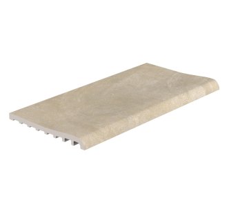 Serapool Pool Garden Beige керамогранітний бортовий камінь для басейну, хвиля, 24.50 x 50 cm