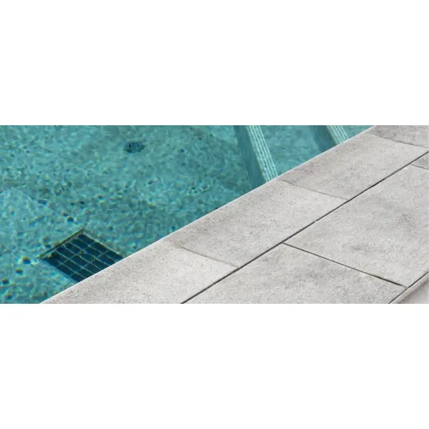 Serapool Pool Garden Grey керамогранитный бортовой камень для бассейна, волна, 24.50 x 50 cm - Фото №2