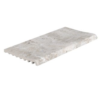 Serapool Silver Travereten керамогранітний бортовий камінь для басейну, хвиля, 24.50 x 50 cm