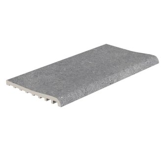 Serapool Cement Grey керамогранітний бортовий камінь для басейну, хвиля, 24.50 x 50 cm