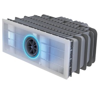 Hydrostar BGA 160K Poly-Shaft Single вбудована турбінна протитечія для басейну 50–160 м3/год, 230 В,  лицьова панель пластик