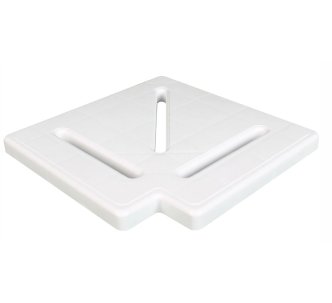 Aquajoy KP HKE25 кутовий елемент для переливної решітки 90° 195×25 мм