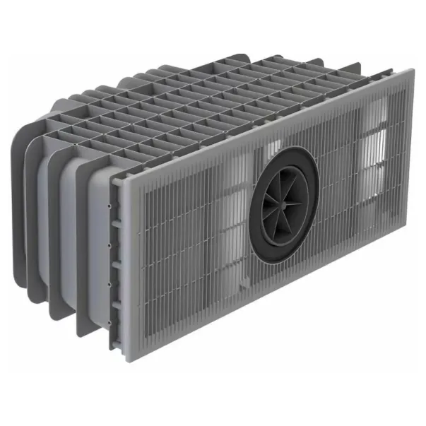 Hydrostar BGA 215K Poly-Shaft Single вбудована турбінна протитечія для басейну 65–215 м3/год, 230 В, лицьова панель пластик - Фото №2