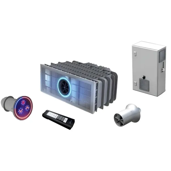 Hydrostar BGA 215K Poly-Shaft Single вбудована турбінна протитечія для басейну 65–215 м3/год, 230 В, лицьова панель пластик - Фото №3