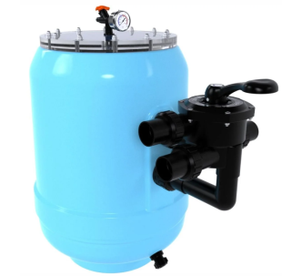 Emaux GAC750 22 м3/ч песчаный фильтр для бассейна, с боковым подключением