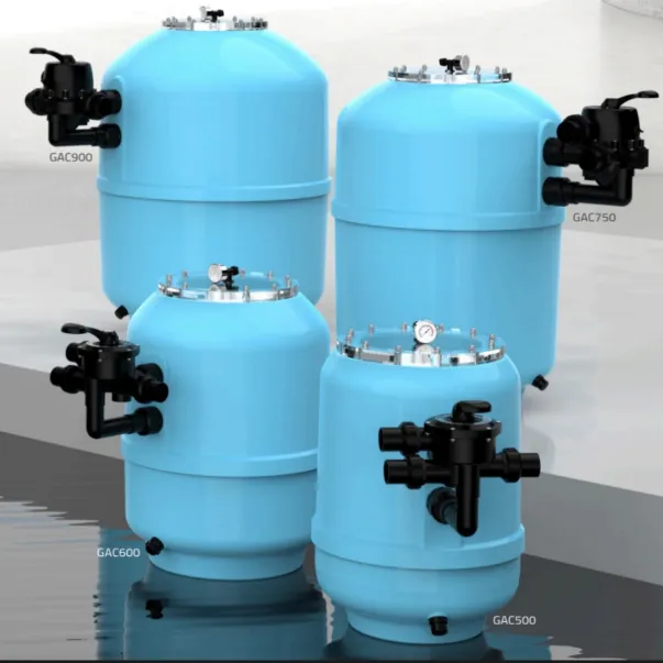 Emaux GAC750 22 м3/ч песчаный фильтр для бассейна, с боковым подключением - Фото №4