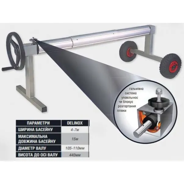 Del мобільний пристрій, що змотує Delinox max 4-7х15м (Франція), W-ENPT03200 - Фото №3