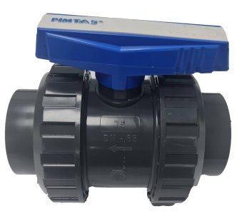 Pimtas кульовий кран PVC 110 мм PN16