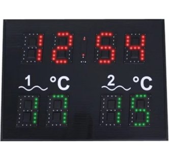 Golfinho E5143 (время, температура в бассейне), 100x70x4 см цифровой дисплей