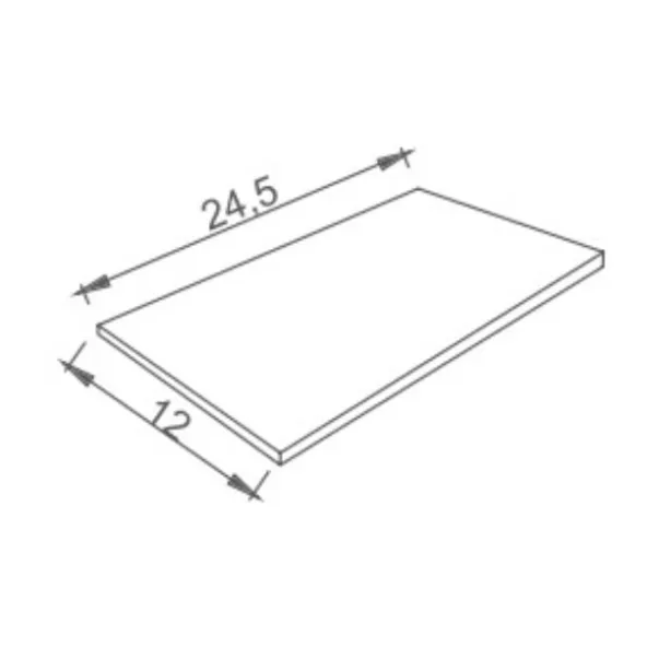 Serapool 24,5* 12,5 см керамический маркер глубины в спортивных бассейнах, 0,8 м - Фото №5