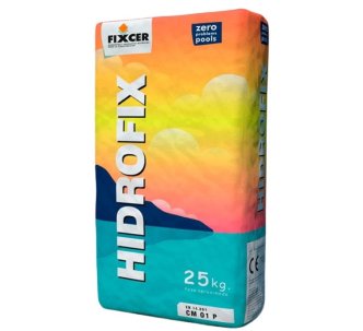 Fixcer HIDROFIX цементна однокомпонентна гідроізоляція для басейну, 25 кг