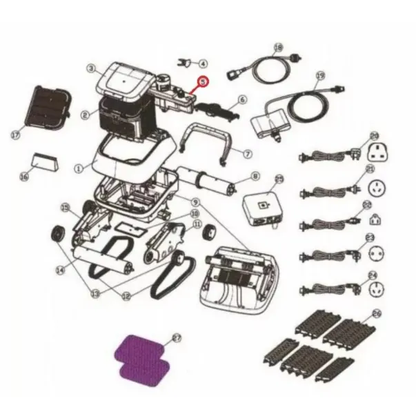 Aquaviva Black Pearl 7310 та 7320 моторний блок - Фото №2