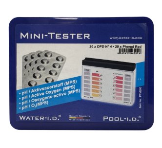 Тестер таблетковий Water-I.D Mini для вимірювання рівня pH та активного кисню