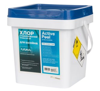 Active Pool хлор тривалої дії у таблетках 5 кг, таблетки 200 г