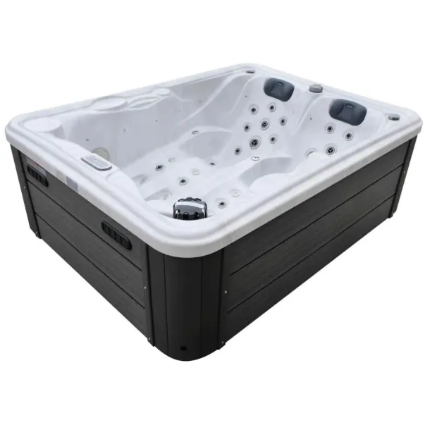 Aquajoy Bali 210*160 см гидромассажная ванна, чаша серебрянно-белый мрамор  - Фото №3