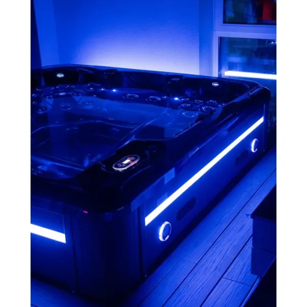 Aquajoy Santorini 220*220 см гидромассажная ванна, чаша темный опал - Фото №3