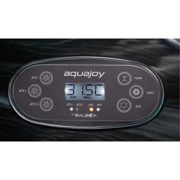 Aquajoy Santorini 220*220 см гидромассажная ванна, чаша темный опал - Фото №4