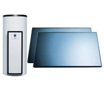 Vaillant auroSTEP plus 2.250 P на 250 л гелиосистема для отопления дома