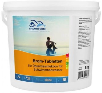 Chemoform Brom Tabletten средство на основе активного брома 20 г 5 кг