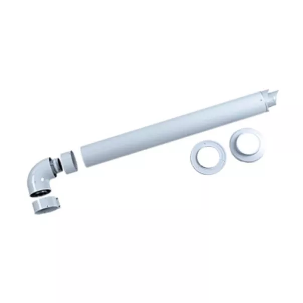 Vaillant 60/100 коаксиальный дымоход для турбированных котлов, горизонтальный